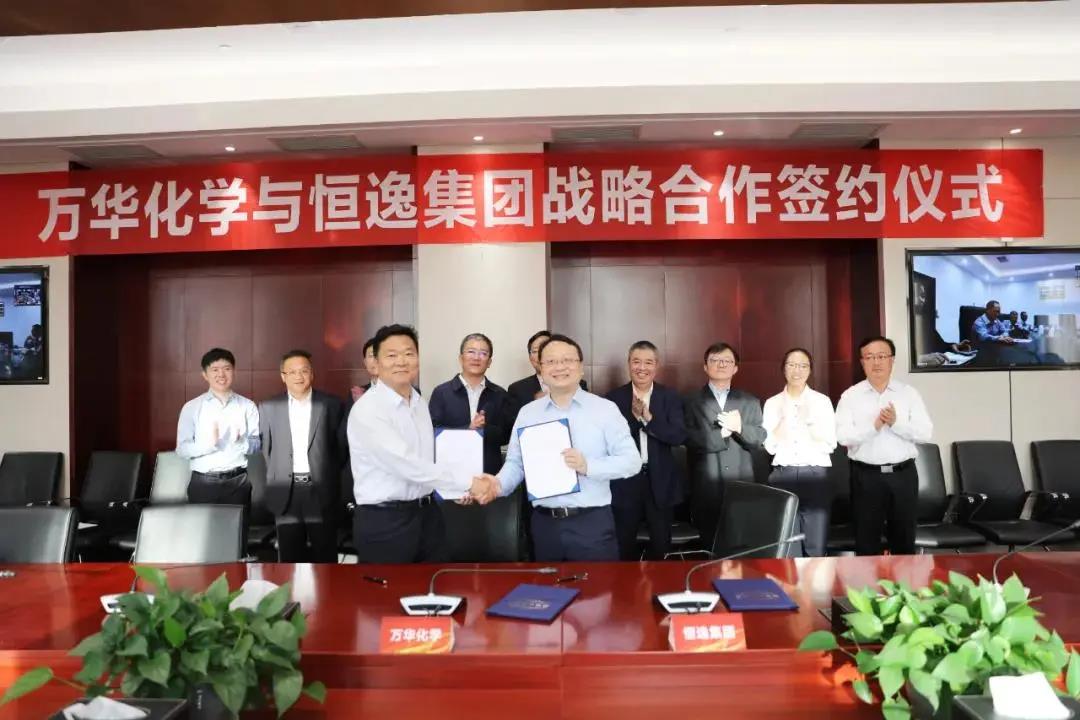强强联合！恒逸集团与万华化学签署战略合作协议(图1)